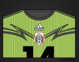 Camiseta del mundial de fútbol 2014 de México