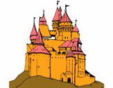 Dibujo Castillo medieval pintado por SAMYM