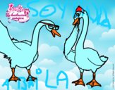 Dibujo El baile de los cisnes pintado por RocioNayla