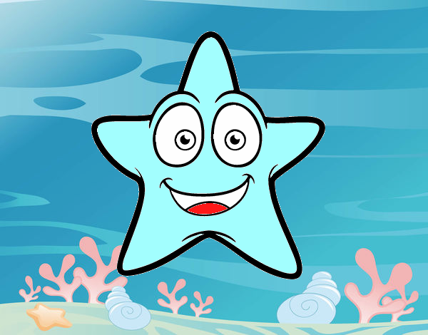 Estrella de mar sonriente