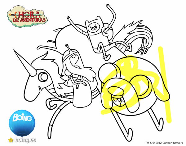 Dibujo De Jake Princesa Chicle Y Finn Para Colorear Porn Sex Picture