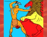 Gladiador contra león