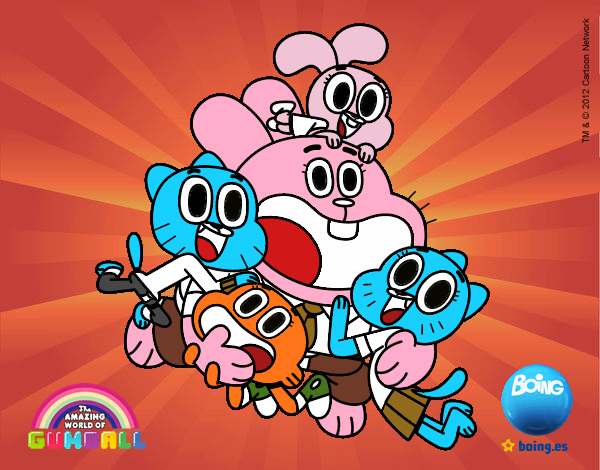 Gumball y amigos contentos