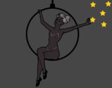 Dibujo Mujer trapecista pintado por queyla