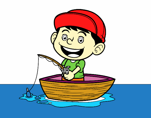 Niño pescando