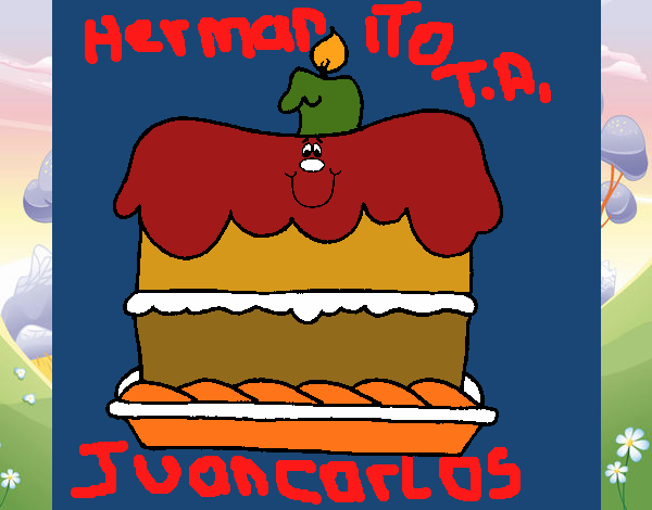 Pastel de cumpleaños