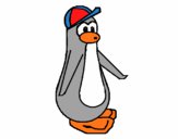 Pingüino con gorra