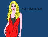 Dibujo Shakira pintado por arianajaz