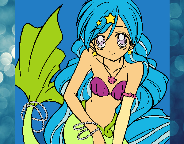 Dibujo Sirena 3 pintado por Darling1D