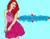 Dibujo Ariana Grande pintado por vikiisr23