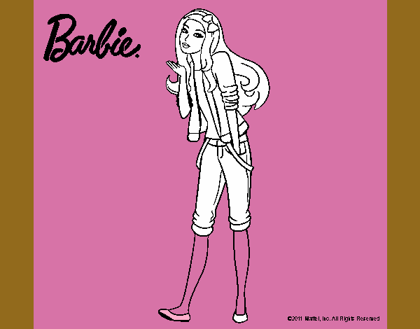 Barbie con look casual