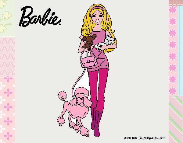 barbie y sus tres mascotas