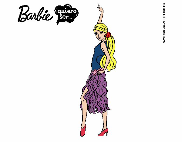 Barbie flamenca