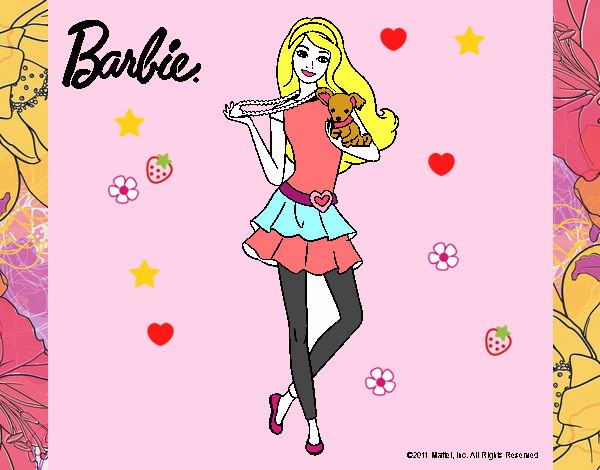 Barbie y su mascota