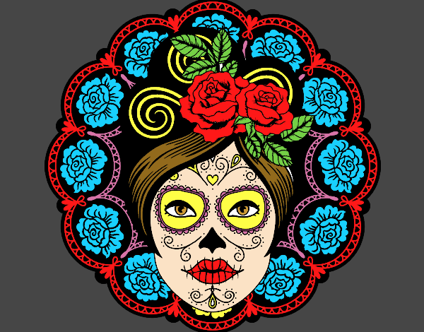 Calavera mejicana femenina