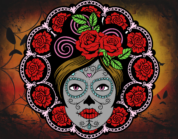 Calavera mejicana femenina