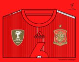 Camiseta del mundial de fútbol 2014 de España