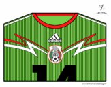 Camiseta del mundial de fútbol 2014 de México