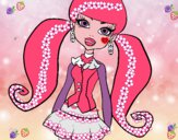 Dibujo Monster High Draculaura pintado por tilditus