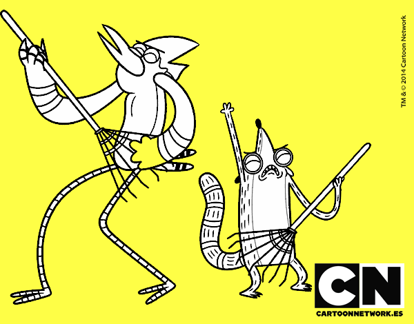 Mordecai y Rigby