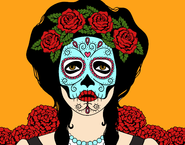 Mujer calavera mejicana