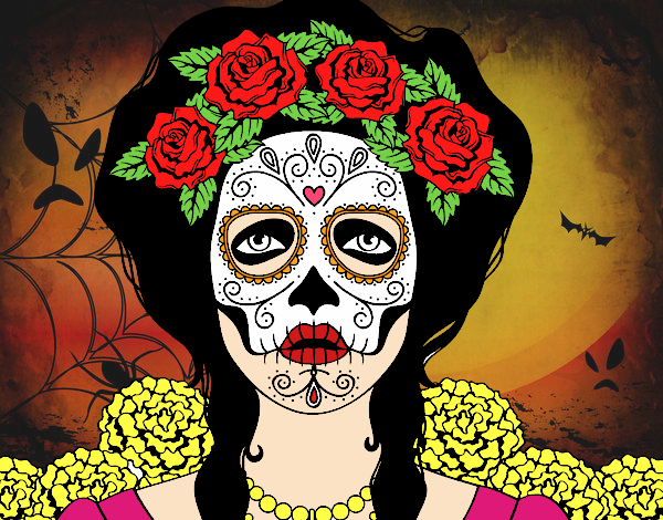 Mujer calavera mejicana