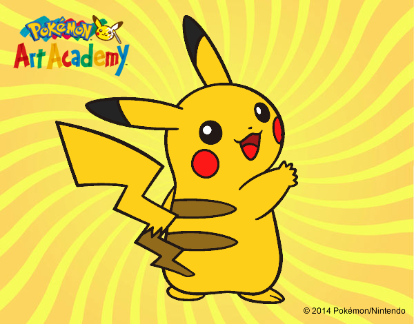 Pikachu de espaldas