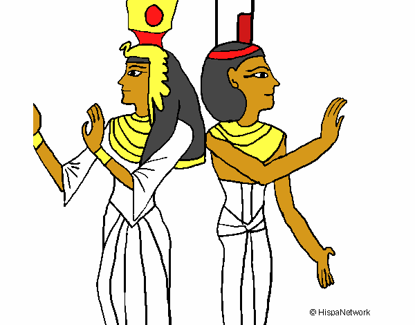 Pintura de la Reina Nefertari