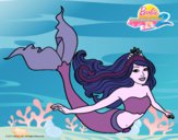 Dibujo Sirena contenta pintado por queyla
