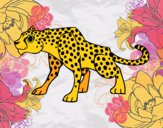 Dibujo Un leopardo pintado por esmelu