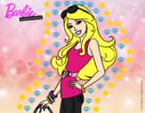 Dibujo Barbie casual pintado por audora