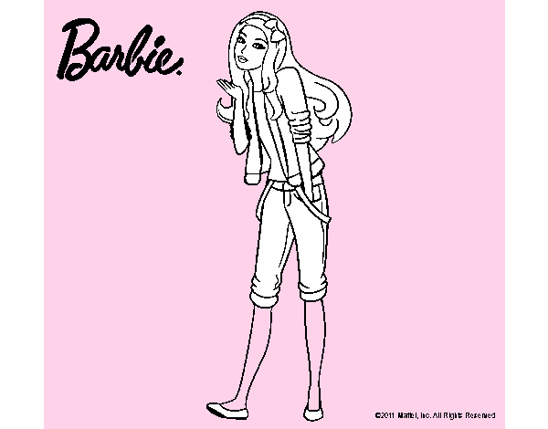 Barbie con look casual