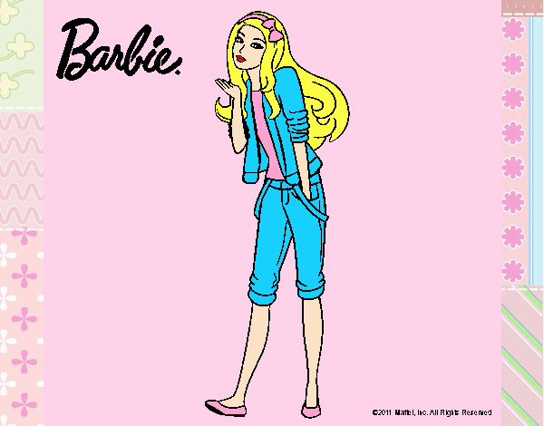 Barbie con look casual