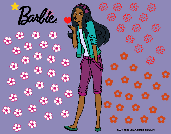 Barbie con look casual