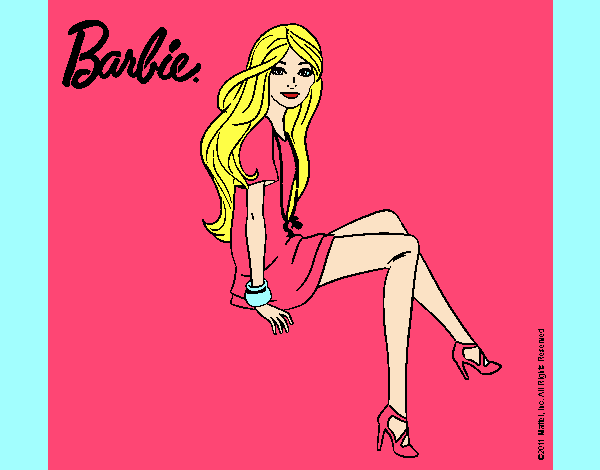 Barbie sentada