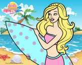 Barbie va a surfear