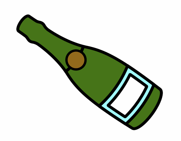 Botella de champagne