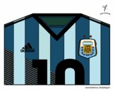 Camiseta del mundial de fútbol 2014 de Argentina