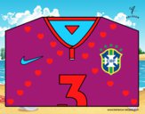 Camiseta del mundial de fútbol 2014 de Brasil