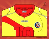 Camiseta del mundial de fútbol 2014 de Costa Rica