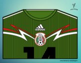 Camiseta del mundial de fútbol 2014 de México