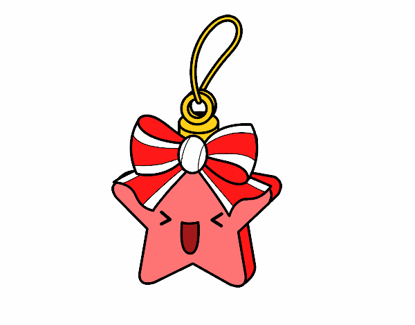 Dibujo Estrella navideña pintado por LunaLunita