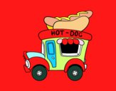 Food truck de perritos calientes