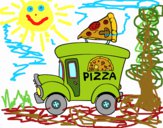 Food truck de pizza