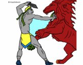 Gladiador contra león