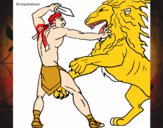 Gladiador contra león