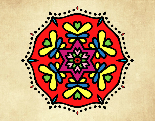 Mandala simétrica