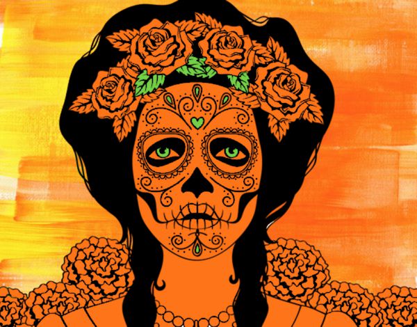 Mujer calavera mejicana