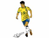 Dibujo Neymar pintado por Naomiii