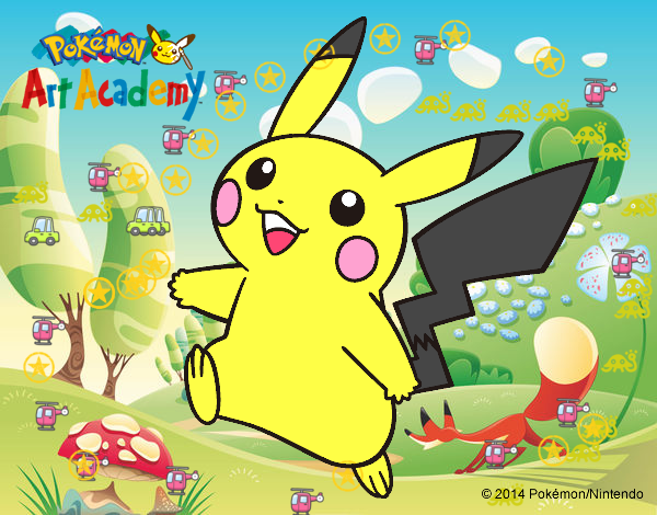 Pikachu en Pokémon Art Academy